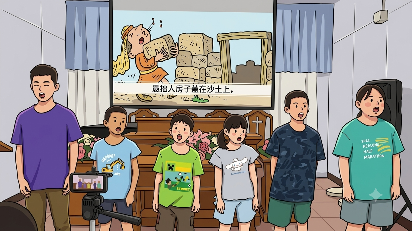 兒童主日學 像一棵樹栽在溪水旁活動照片